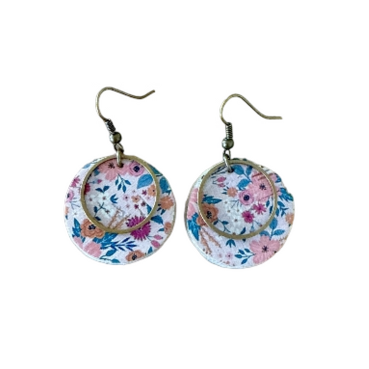 Spring Floral Emery Dangles