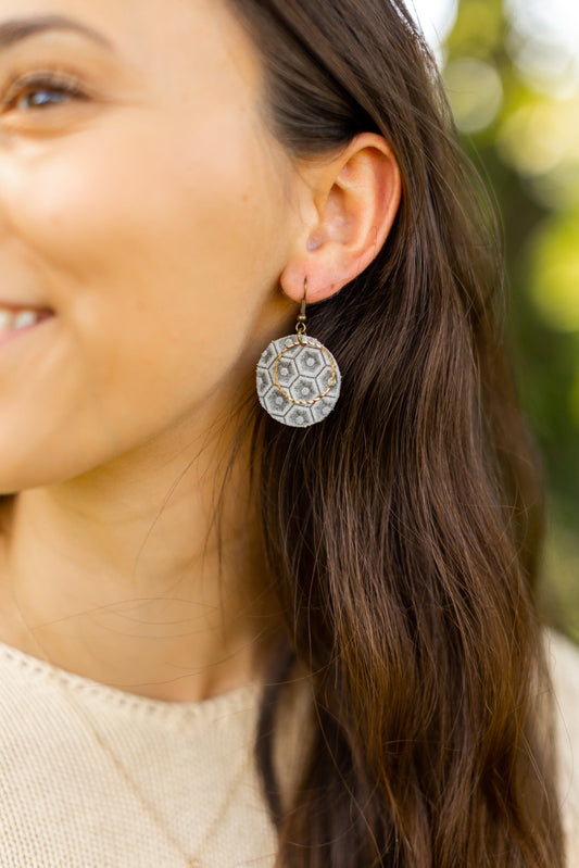 Spring Floral Emery Dangles