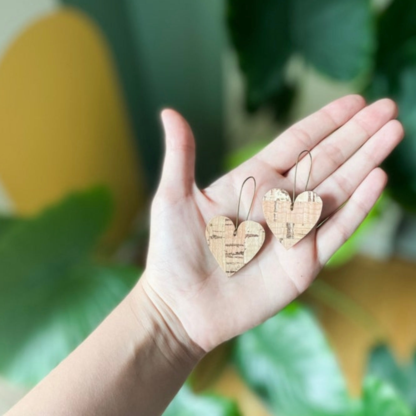 Happy Heart Dangles collab with The Minimal Mom