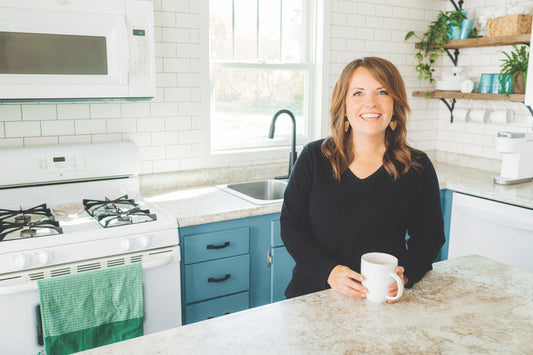 Happy Heart Dangles collab with The Minimal Mom