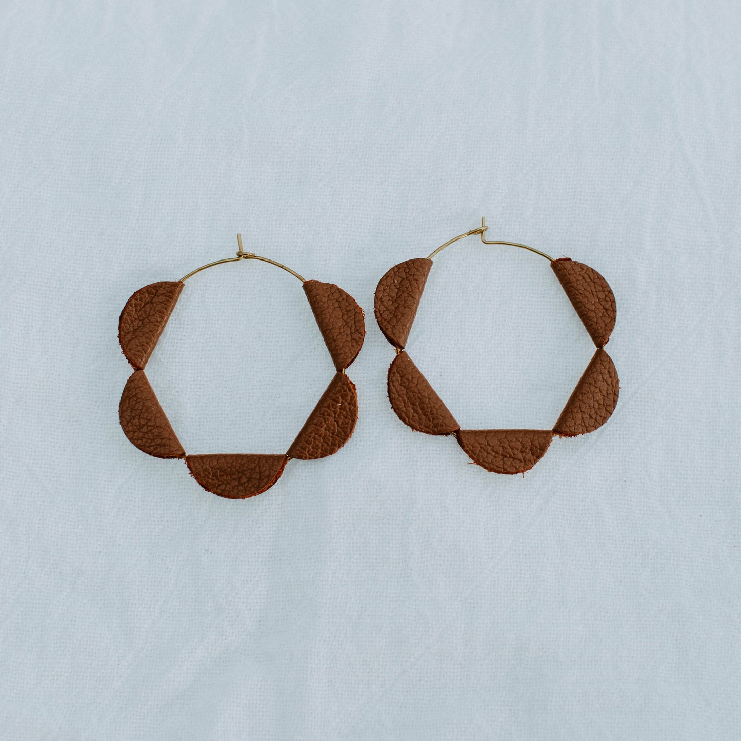 Espresso Brown Everly Hoops